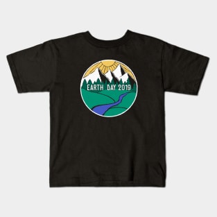 Earth Day 2019 - Wobbly style Kids T-Shirt